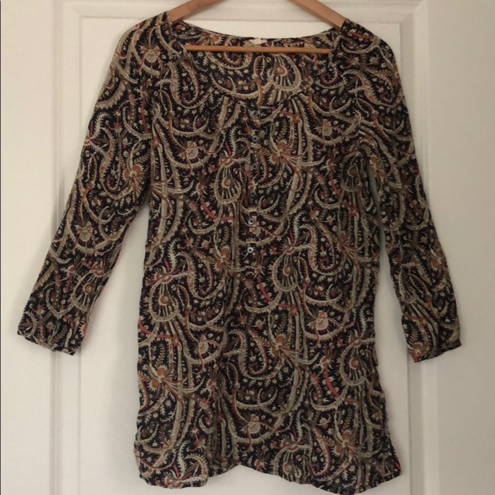 j.Crew pattered cover up dress